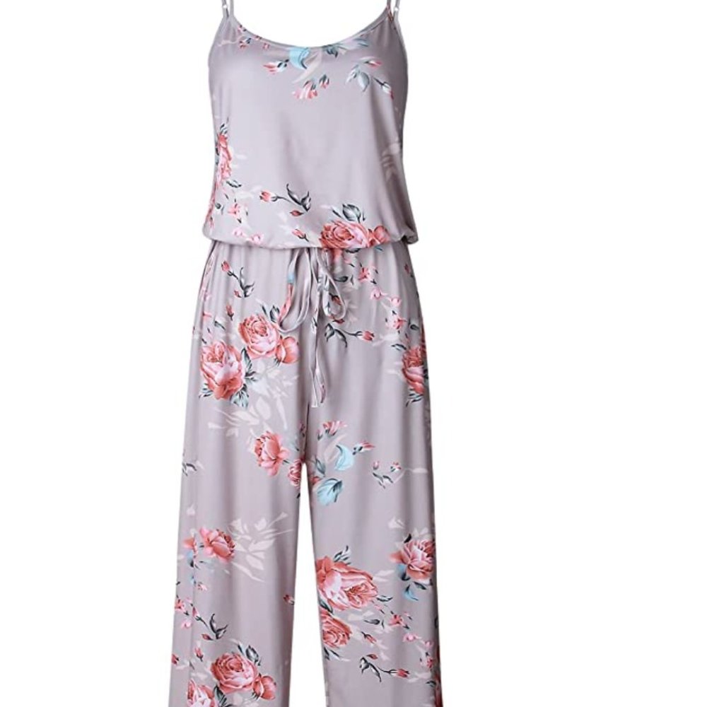 Super comfortable floral pant jumpsuit